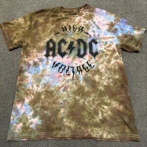 AC/DC High Voltage Tie-Dye T-Shirt